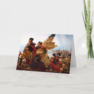 George Washington Crossing Of The Delaware River Card