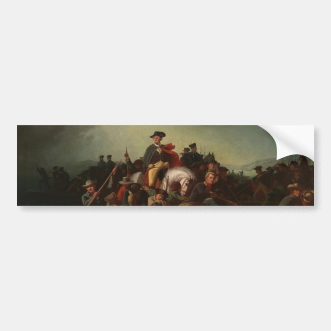 George Washington Crossing the Delaware River Bumper Sticker (Front)