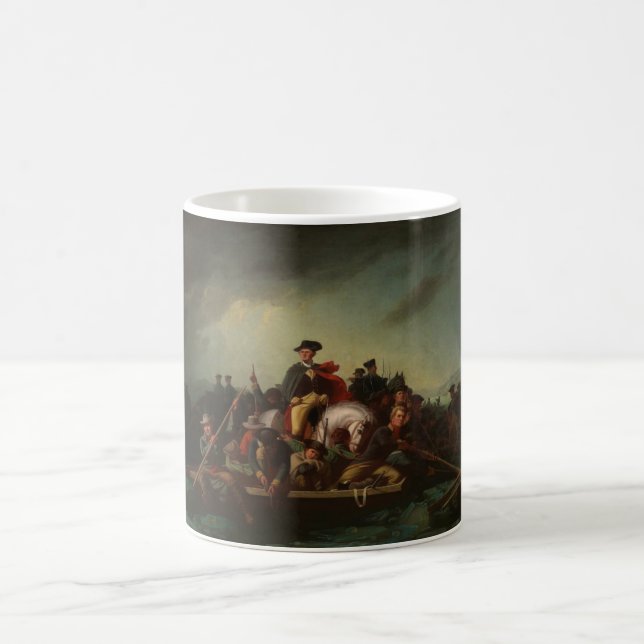 George Washington Crossing the Delaware River Coffee Mug (Center)