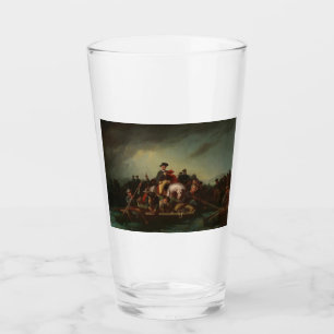 George Washington Crossing the Delaware River Glass