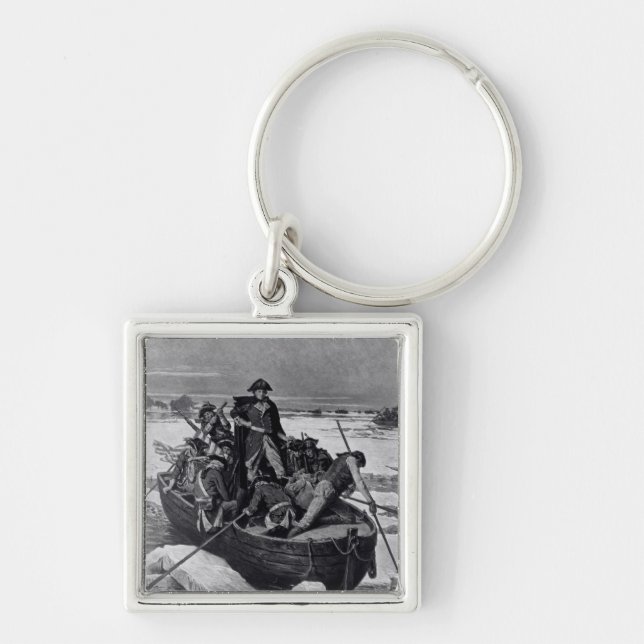 George Washington crossing the Delaware River Key Ring (Front)