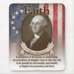 George Washington - Faith Mouse Pad