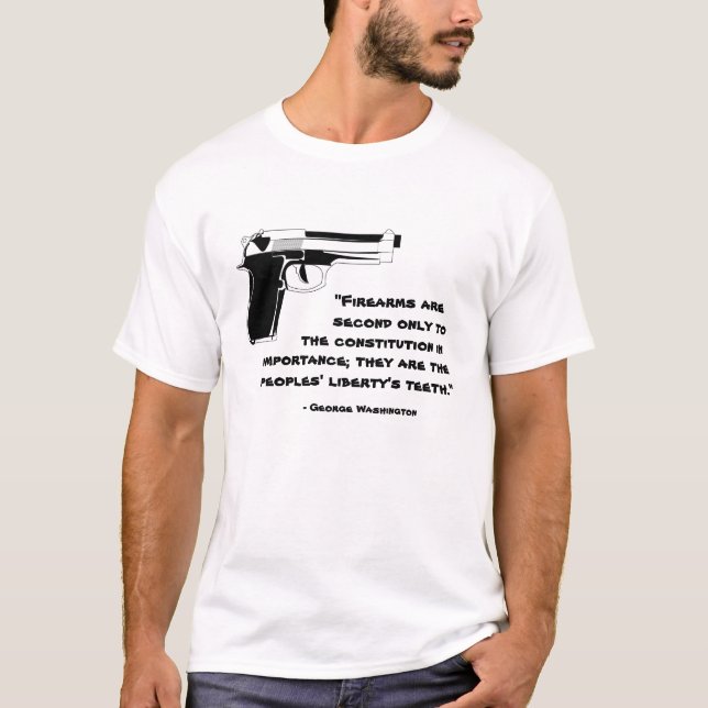George Washington Firearms Quote Shirt (Front)