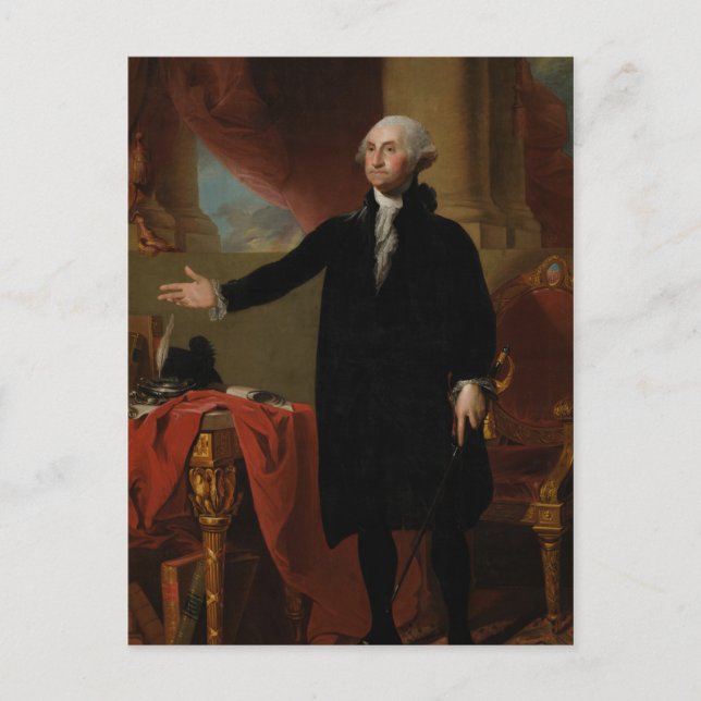 George Washington - Gilbert Stuart (1797) Postcard (Front)