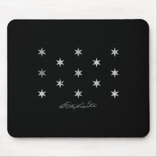 George Washington Headquarter Flag Independence Da Mouse Pad