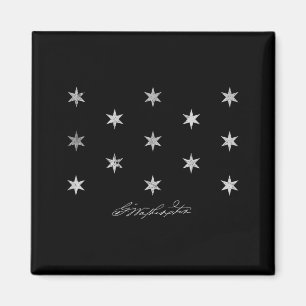 George Washington Headquarter Flag Independence Magnet