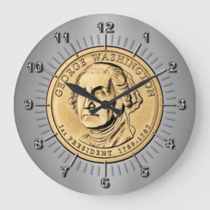 George Washington Large Clock