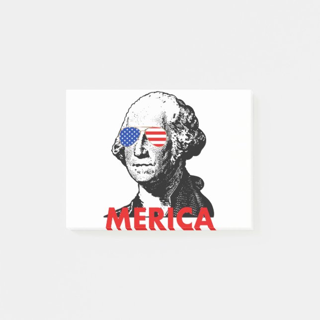 george washington merica post-it notes (Front)