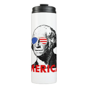 george washington merica thermal tumbler