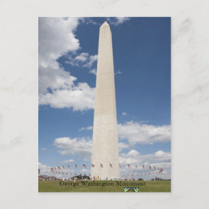 George Washington Monument Postcard