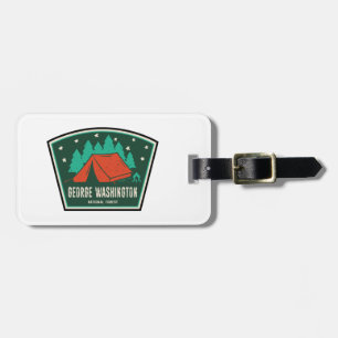 George Washington National Forest Camping Luggage Tag