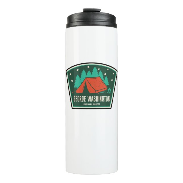 George Washington National Forest Camping Thermal Tumbler (Front)