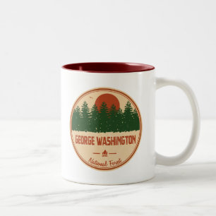 George Washington National Forest Two-Tone Coffee Mug
