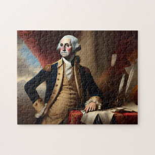 George Washington Patriotic History Buff Gift Jigsaw Puzzle