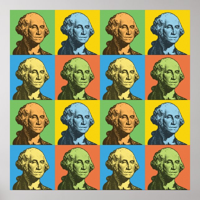 George Washington Pop-Art Poster (Front)