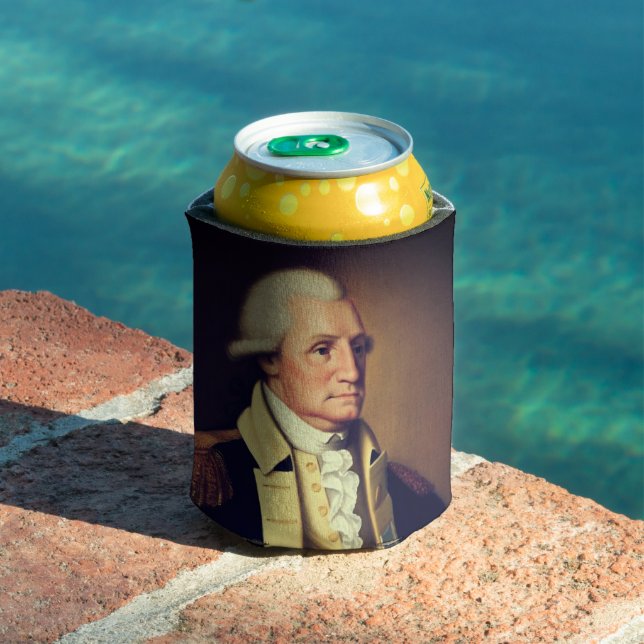 George Washington portrait (1790) Can Cooler (In Situ Pool)