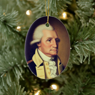 George Washington portrait (1790) Ceramic Ornament