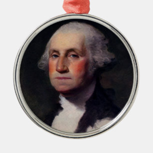 George Washington Portrait 1 Metal Ornament