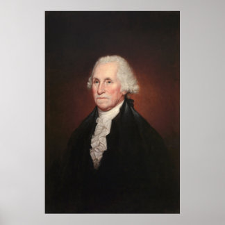 GEORGE WASHINGTON Portrait by Rembrandt Peale Poster