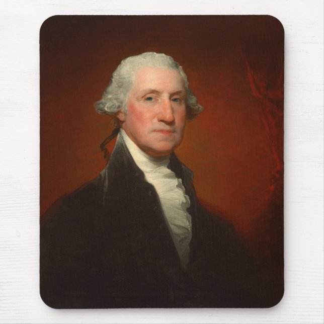 George Washington Portrait Mouse Pad (Front)