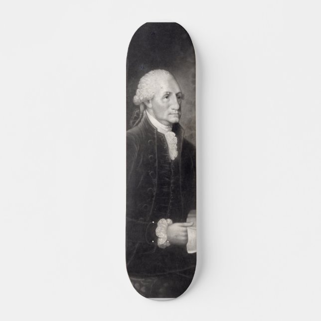 George Washington Portrait skateboard (Front)