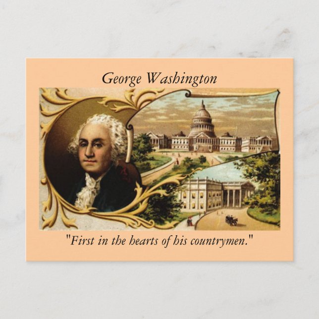 George Washington Postcard (Front)