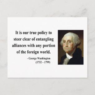 George Washington Quote 5b Postcard