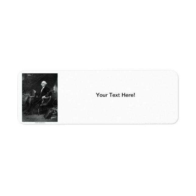 George Washington Return Address Label (Front)