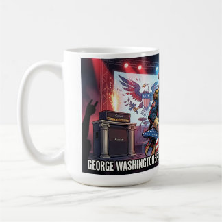 George Washington Rock Star - Founding Father of R Coffee Mug