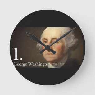 George Washington Round Clock