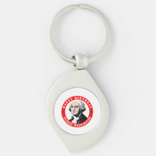 George Washington’s birthday Key Ring