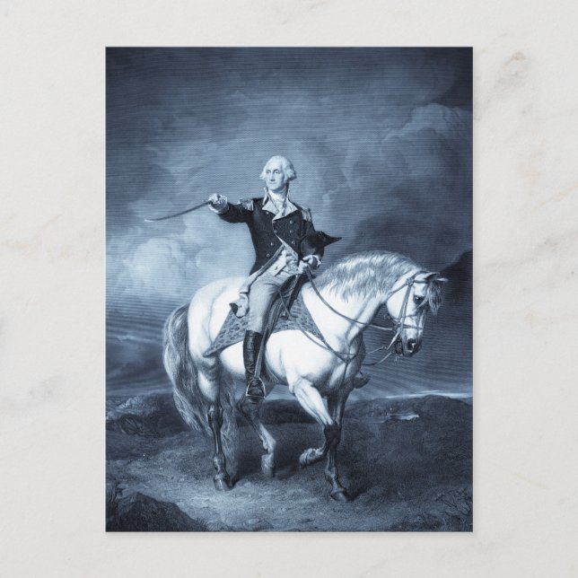 George Washington Salute postcard (Front)