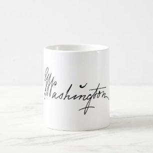 George Washington signature autograph president un Coffee Mug