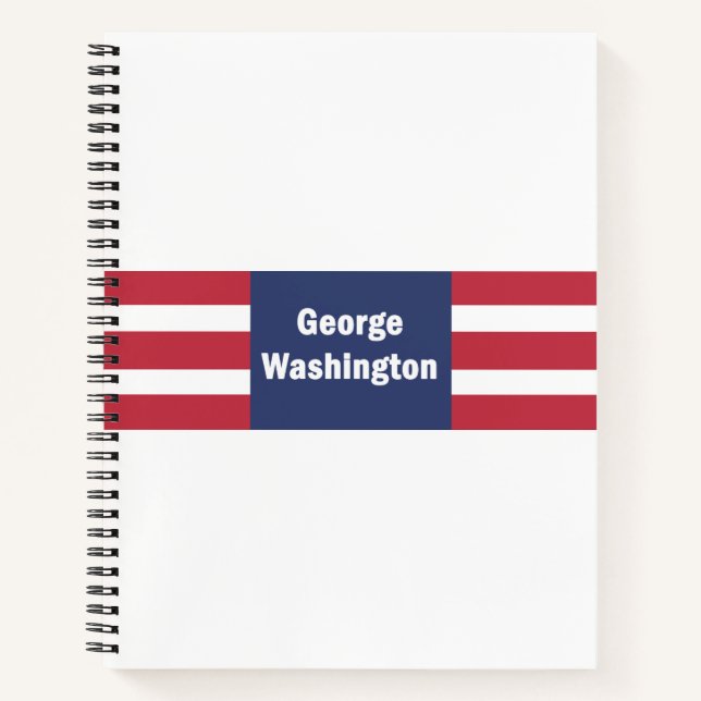 George Washington Spiral Notebook  (Front)