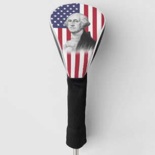 George Washington Vintage Portrait Painting Golf Head Cover