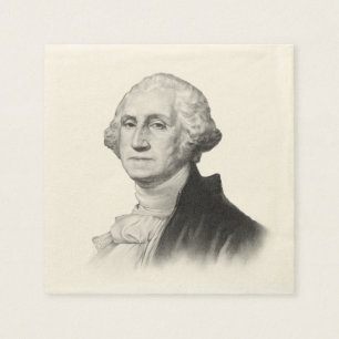 George Washington Vintage Portrait Painting Napkin