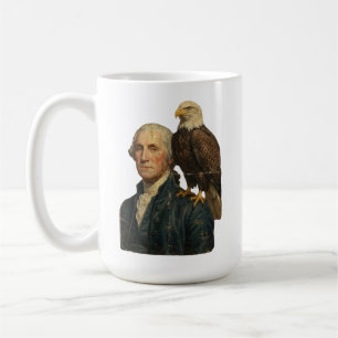 George Washington with Bald Eagle Coffee Mug