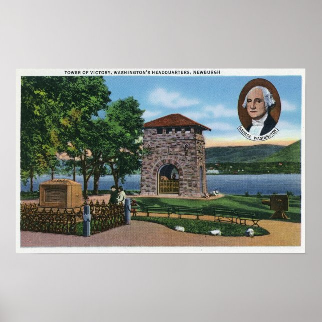 George Washington's HQ, Tower of Victory Scene Poster (Front)