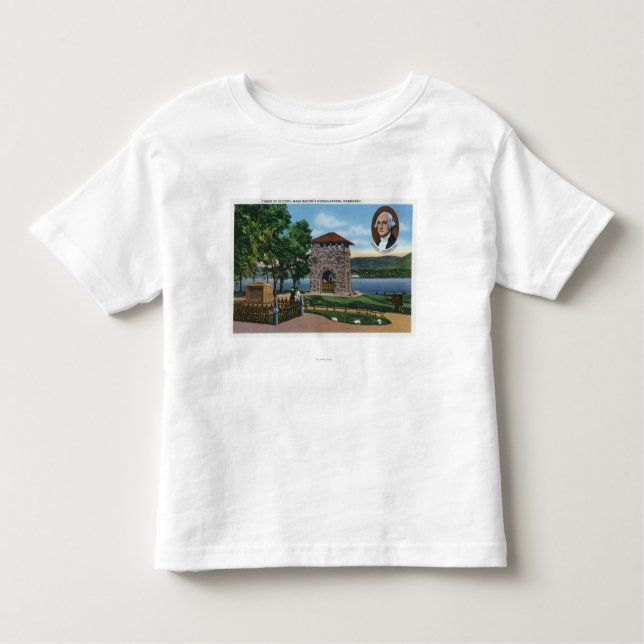 George Washington's HQ, Tower of Victory Scene Toddler T-Shirt (Front)