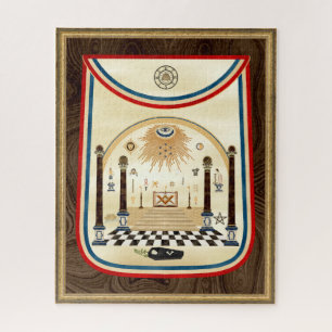 George Washington's Masonic Apron Jigsaw Puzzle