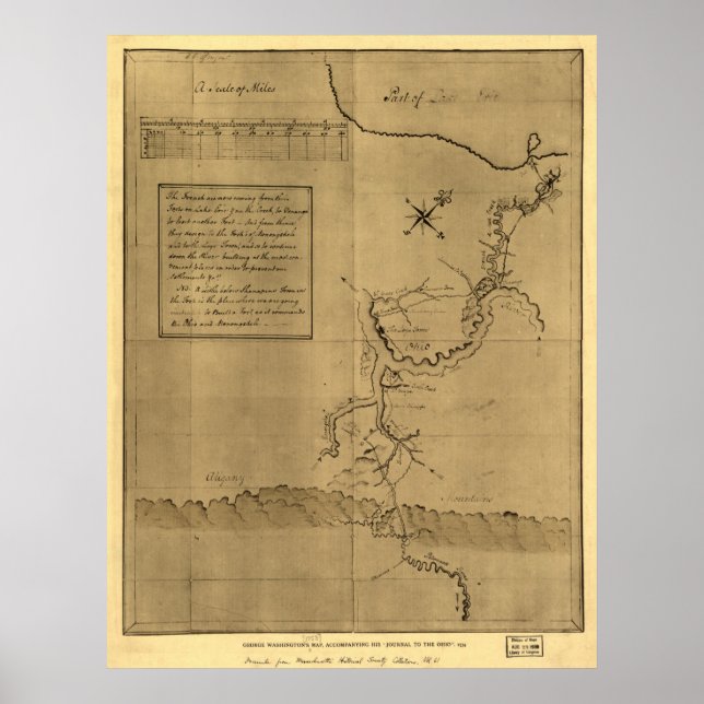 George Washington's Survey Poster (Front)