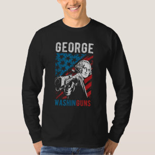 George Washinguns 2nd Amendment Pro Guns 4th Of Ju T-Shirt