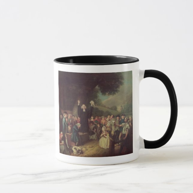 George Whitefield preaching Mug (Right)