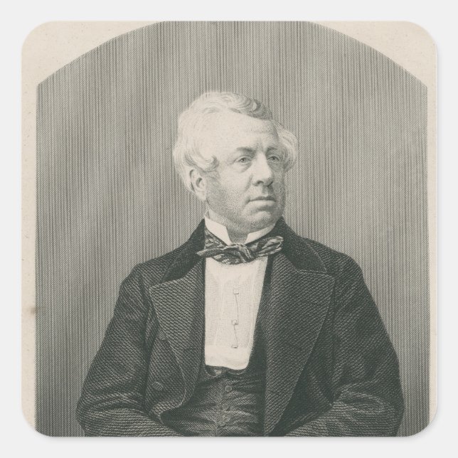 George William Frederick Howard Square Sticker (Front)