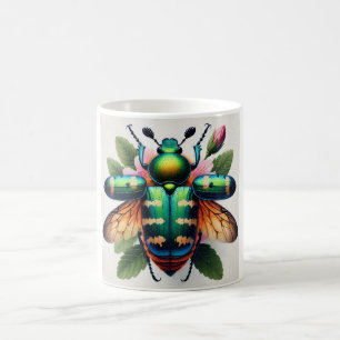 Georgeana beetle dorsal view 210824IREF231 - Water Coffee Mug