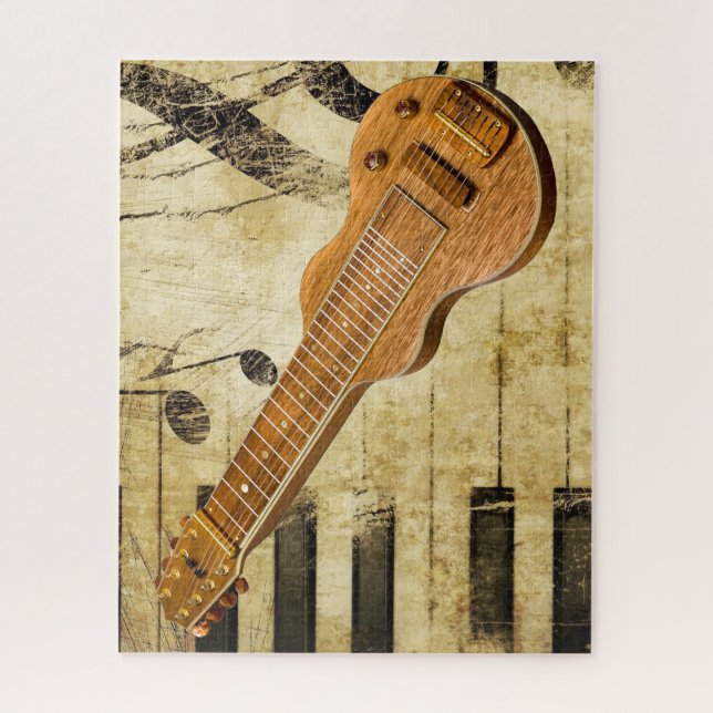 GeorgeBoards Lap Steel Guitar Puzzle (Vertical)