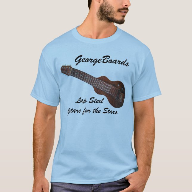 GeorgeBoards Lap Steel Guitar T-Shirt (Front)