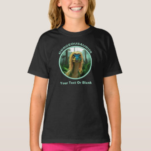 Georgeousaurus Blonde Dinosaur T-Shirt
