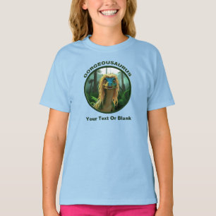 Georgeousaurus Blonde Dinosaur T-Shirt