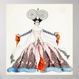 Georges Barbier Art Deco Fashion Poster